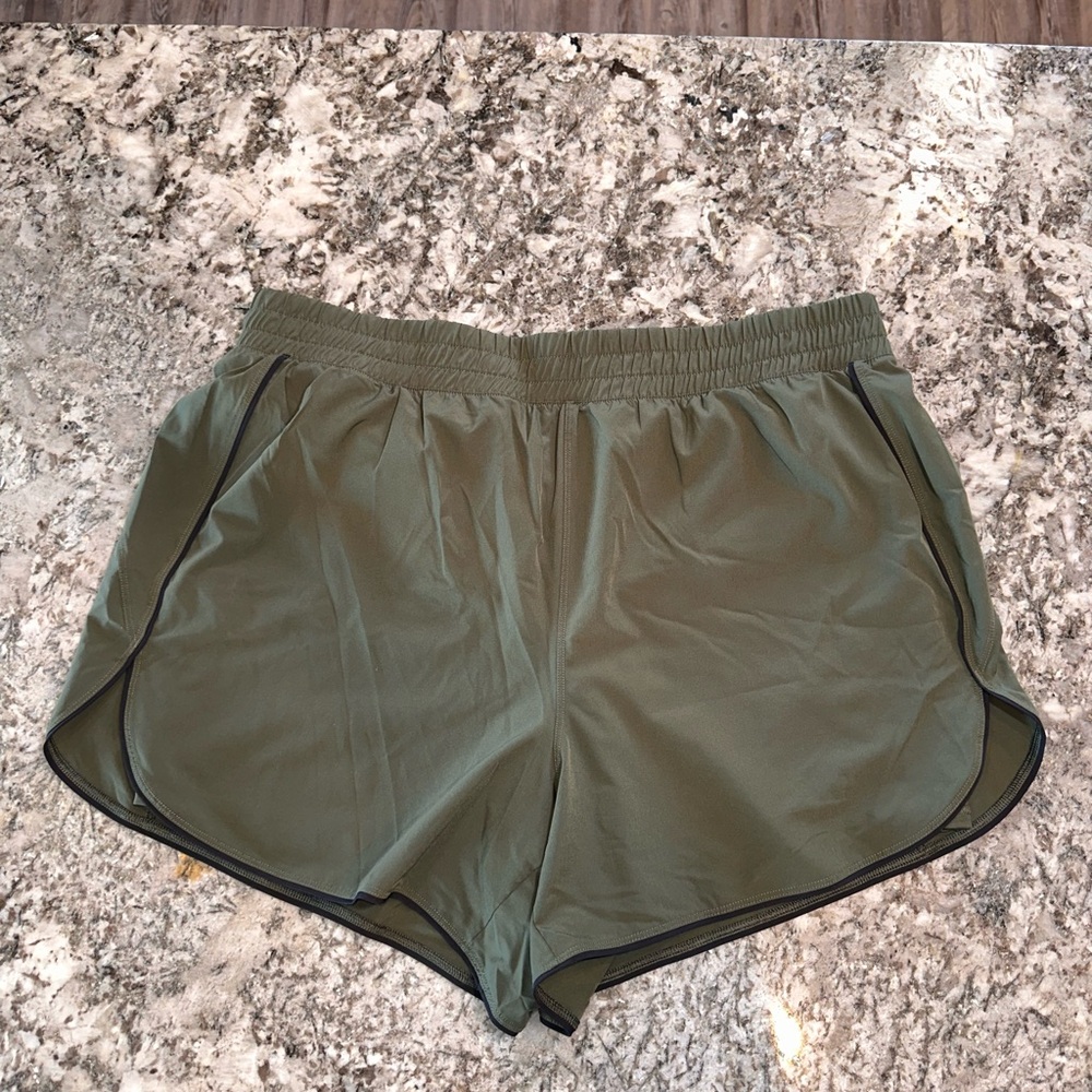 Avia Women's Athletic Shorts in Olive